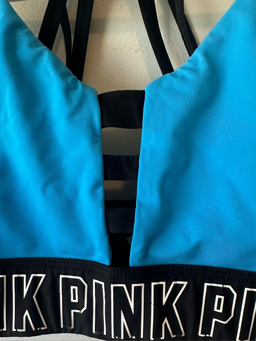 VS Pink Blue and Black Ultimate Sports Bra L - Picture 3 of 6